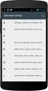 Almost 1500 German Verbs
