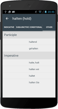 Export verbs